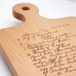 Engraved Maple Wood Recipe Board