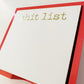 Paddie Gold Foil Shit List Notepad