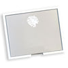 Large White Foil Leaf Notepad