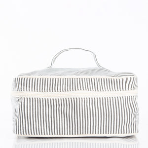 Striped Cosmetic Case