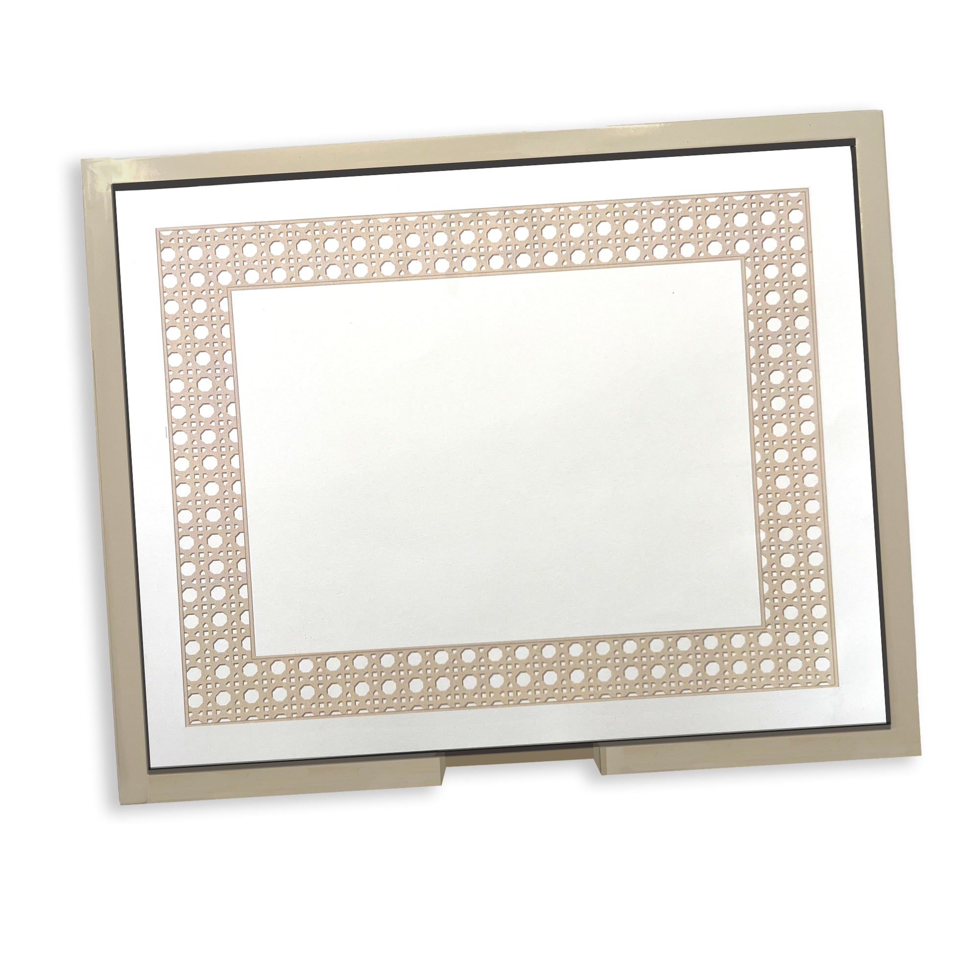 luxe cane frame notepad – Black Ink