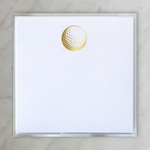 Paddie Gold Foil Golf Notepad