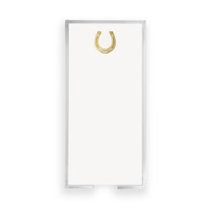 Buck Gold Foil Horseshoe Notepad