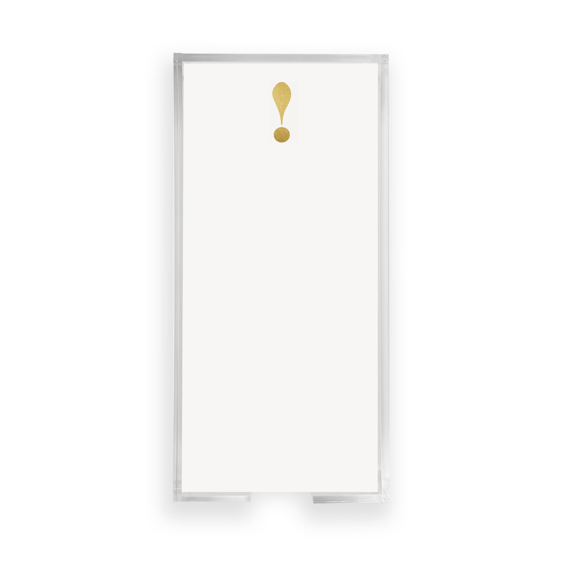 Buck Gold Foil Exclamation Notepad