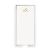 Long Skinny Gold Foil  Etc. Notepad
