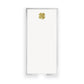Long Skinny Gold Foil Clover Notepad
