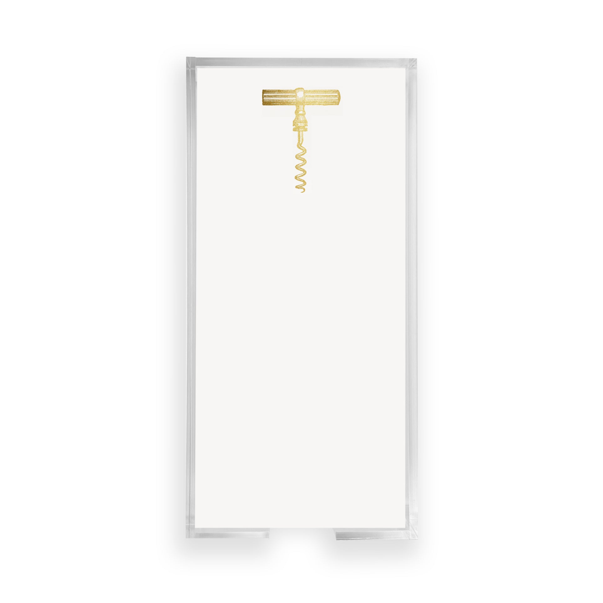 Buck Gold Foil Corkscrew Notepad