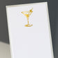 Gold Foil Buck Martini