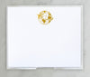 Large Gold Foil Globe Notepad
