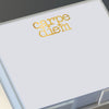 Large Gold Foil Carpe Diem Notepad