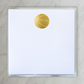 Small Square Gold Foil Basketball Notepad