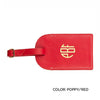 lenny leather luggage tag