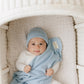 baby blanket & hat - personalized