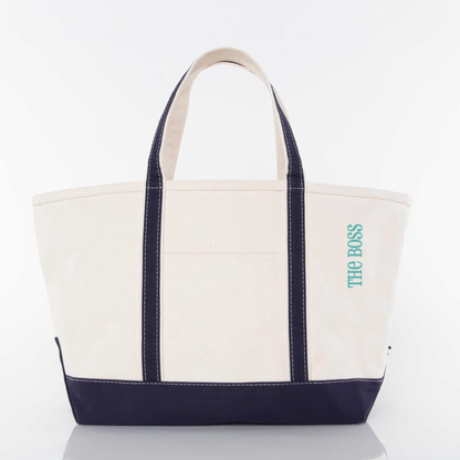 the boss large canvas tote