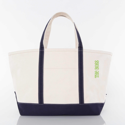 the boss large canvas tote