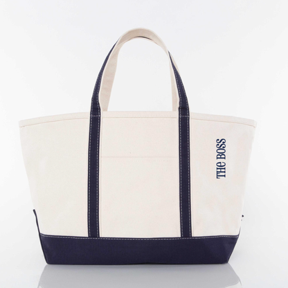 the boss large canvas tote