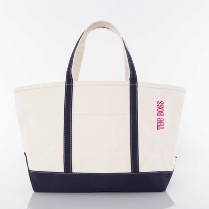 the boss large canvas tote