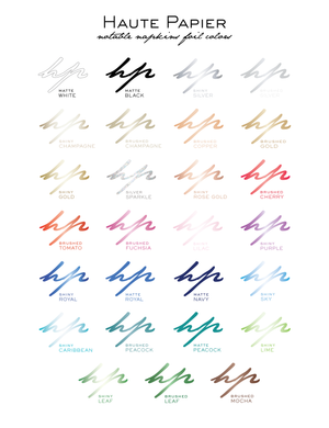 Personalized Notable Napkin - Modern Monogram