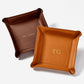 leather valet tray