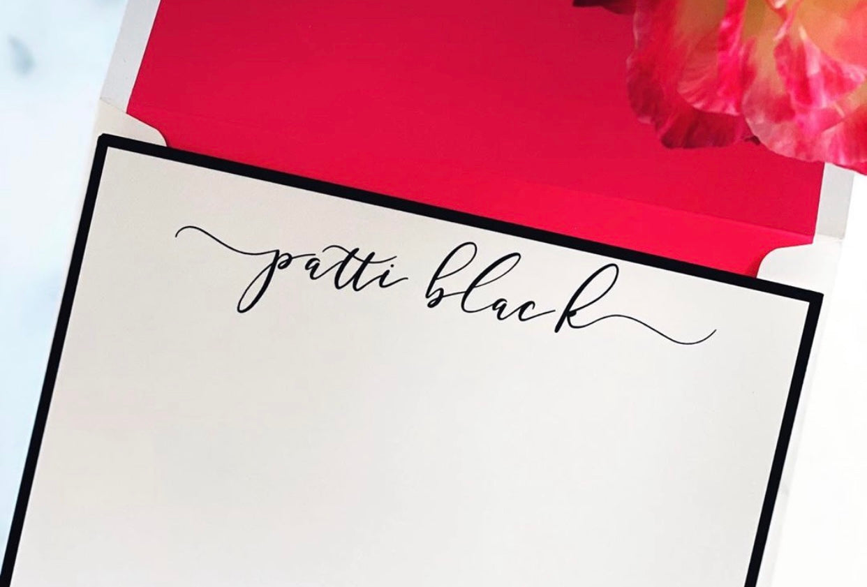 Raised Ink Stationery