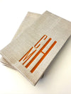 custom monogram guest towels