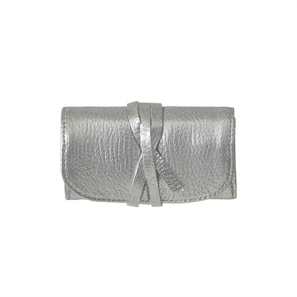 small jewelry roll - goatskin