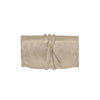 small jewelry roll - goatskin