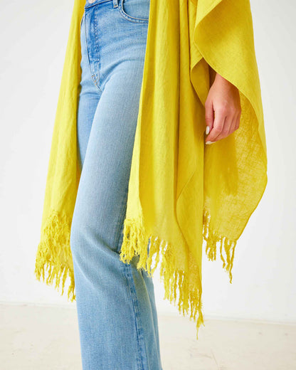 linen 3-way beach wrap