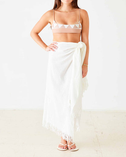 linen 3-way beach wrap