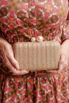 Mimi Pearl Top Clutch