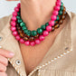 Ryan Beaded Acrylic Necklace