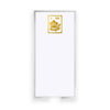 long skinny gold foil mah jong lotus