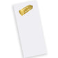 long skinny gold foil butter