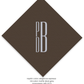 custom monogram cocktail napkins
