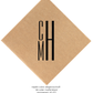custom monogram cocktail napkins