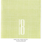 custom monogram cocktail napkins