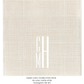 custom monogram cocktail napkins