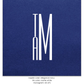custom monogram cocktail napkins