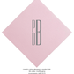 custom monogram cocktail napkins