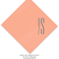 custom monogram cocktail napkins