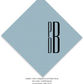 custom monogram cocktail napkins