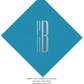 custom monogram cocktail napkins