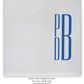 custom monogram cocktail napkins