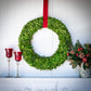 PRESERVED BOXWOOD WREATH - ROUND - 24 INCH