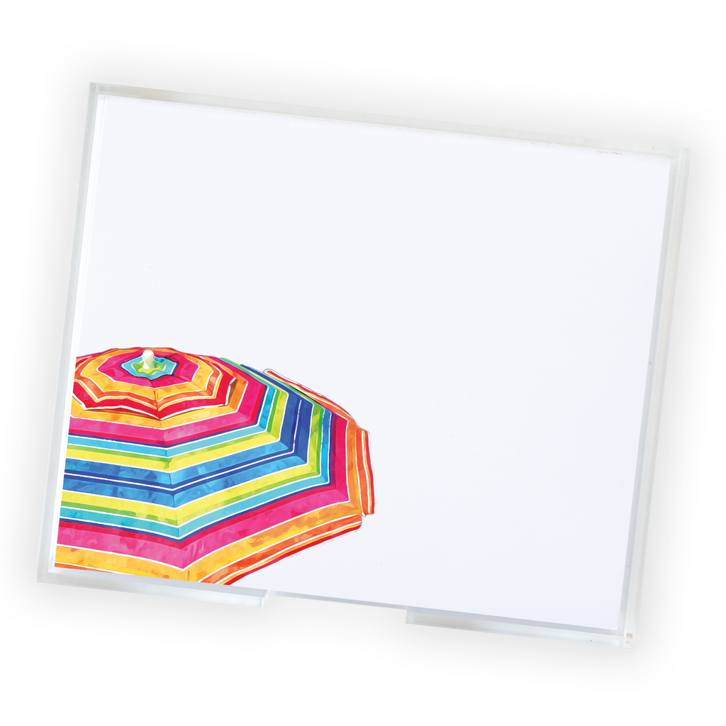 Luxe Multi Colored Umbrella Notepad