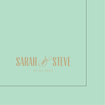 Personalized Notable Napkin - Block
