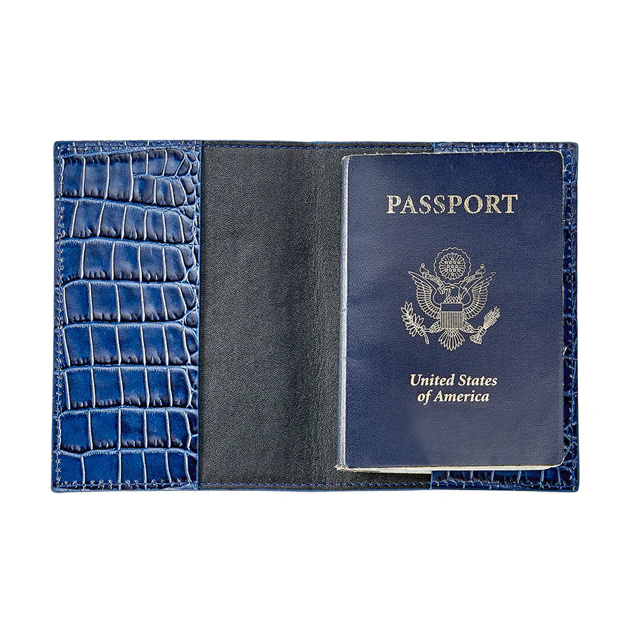passport holder - croc – Black Ink