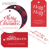 holiday hanging gift tags