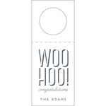 Personalized "Woo Hoo" Wine Tag