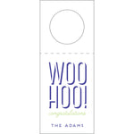 Personalized "Woo Hoo" Wine Tag